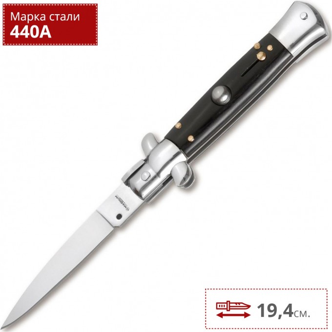 Нож BOKER MAGNUM SICILIAN NEEDLE DARK WOOD BK01MB278 Нож BOKER MAGNUM SICILIAN NEEDLE DARK WOOD BK01MB278