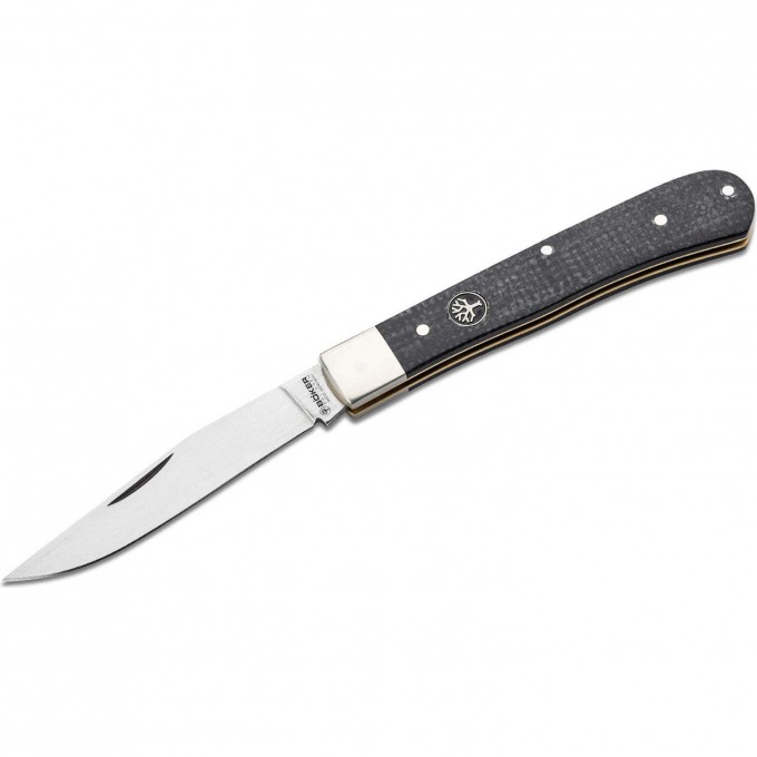 Складной нож BOKER TRAPPER UNO JUTE MICARTA 110042 BK110042 Складной нож BOKER TRAPPER UNO JUTE MICARTA 110042 BK110042